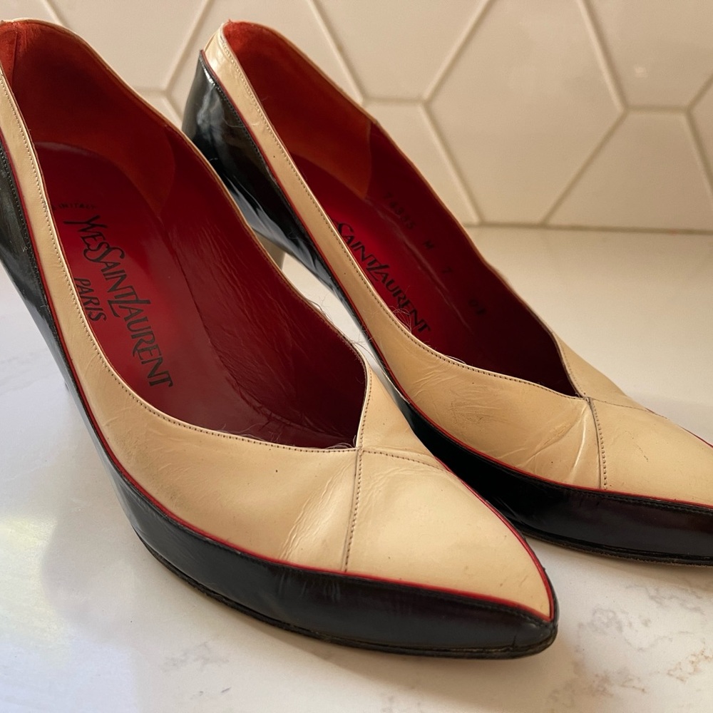 Yves Saint Laurent heels- 👠 VTG , excellent condition. Size 7 - Picture 11 of 11